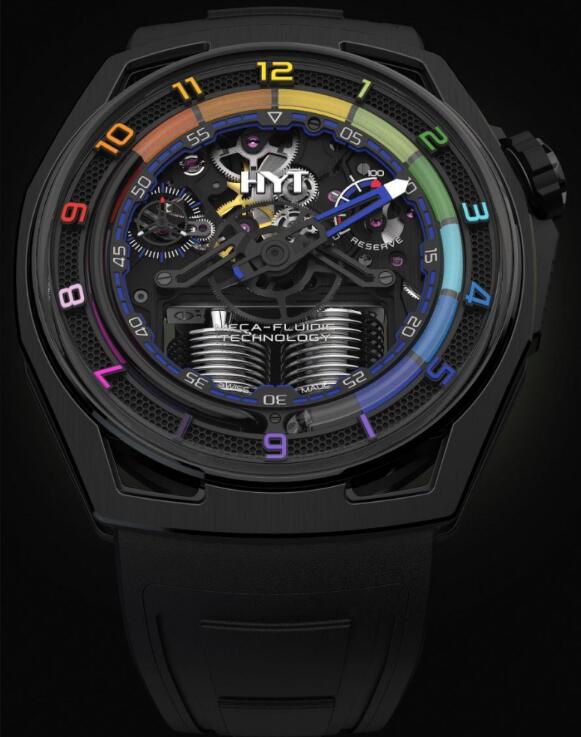 Replica HYT Hastroid Rainbow Nebula H02913-A Watch